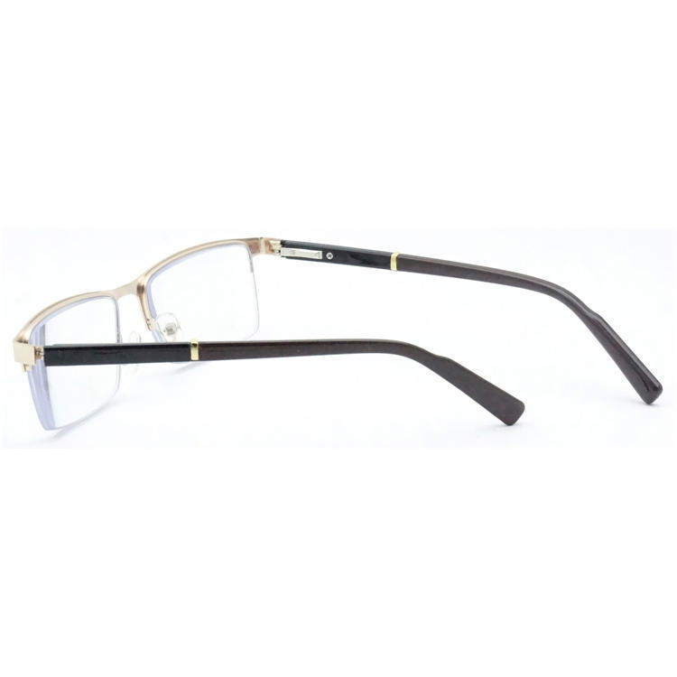 Dachuan Optical DRM368035 China Supplier Browline Metal Reading Glasses With Plastic Legs (9)